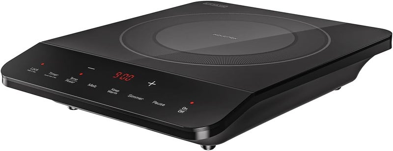 Empava Portable Induction Hot Plate Cooktop, Single 1 Burner Countertop Cooker, 3 Preset Modes, Shatter-proof Flat Glass Top, 110~120 Volt Plug in Electric Stove for Kitchen, Outdoor Camping, RV - Image 1
